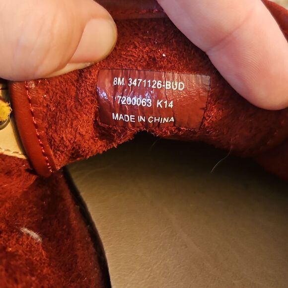 Frye Mindy Leather Sneakers Red Size 8 - Picture 9 of 9